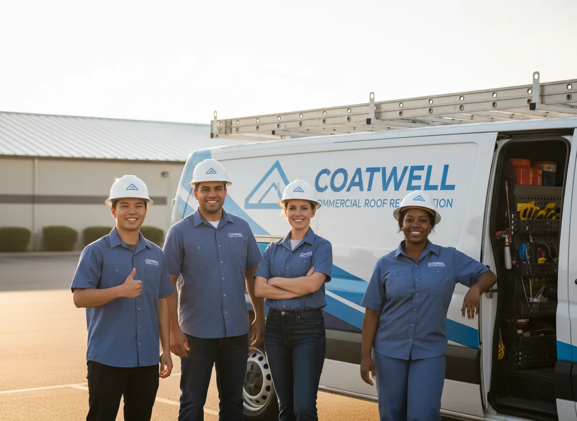 Commercial roof coating company in Pattison, MS